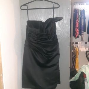 Black silk Mori Lee Dress size 14